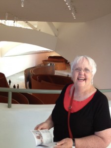 Having fun at Guggenheim Bilbao
